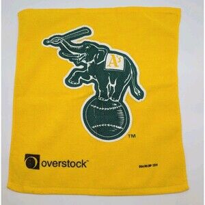 Oakland A's Baseball Rally Towel Elephant Circus Bat Overstock Cotton